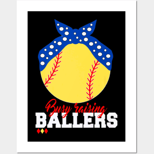 Raising Ballers Softball Player Posters and Art